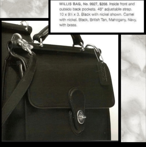 **SOLD**Vintage Coach Navy Willis #9927 - Picture 13 of 13